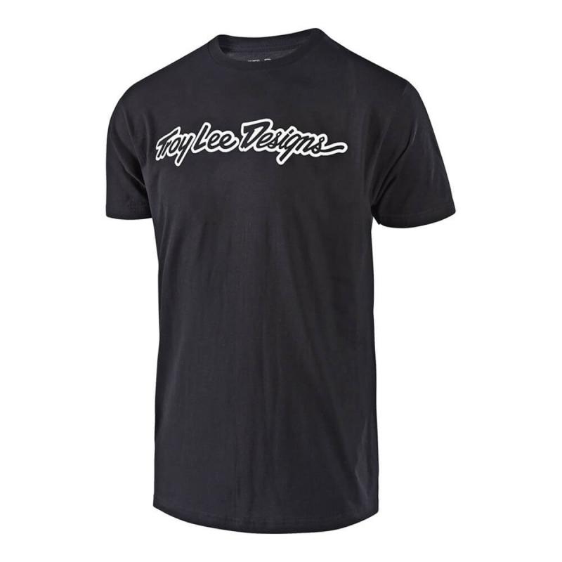 Tee-shirt Troy Lee Designs Signature noir