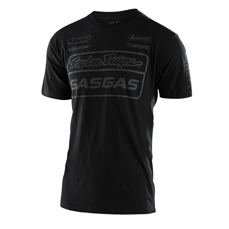 Tee-shirt Troy Lee Designs Team Gas Gas noir- S