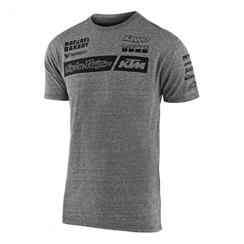 Tee-shirt Troy Lee Designs Team KTM gris