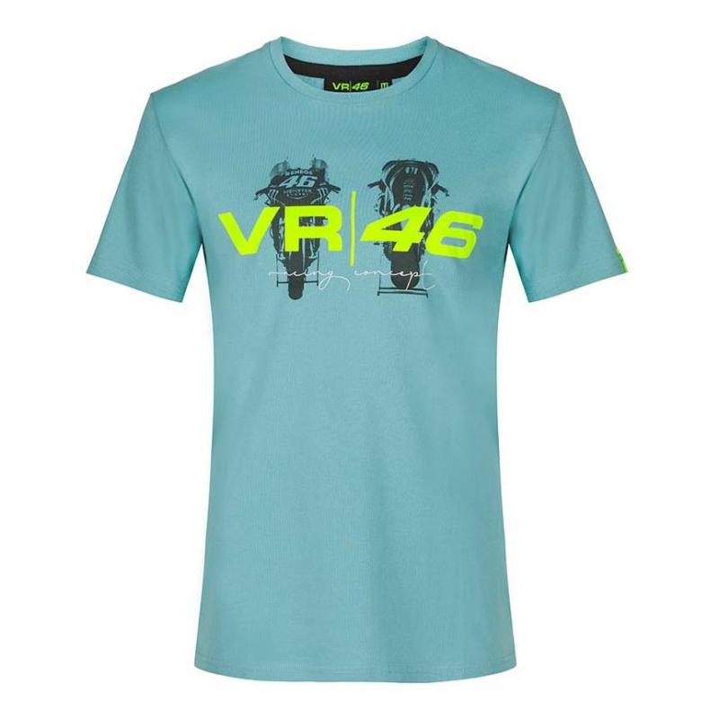 Tee-shirt VR46 bleu clair 2020- S