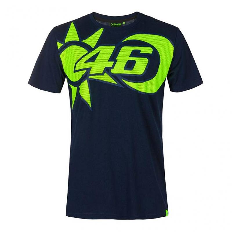 Tee-shirt VR46 Sole & Luna bleu- S