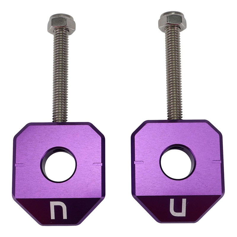 Tendeur de chaîne axe de 12 mm Carenzi anodisé violet Gilera SMT 50