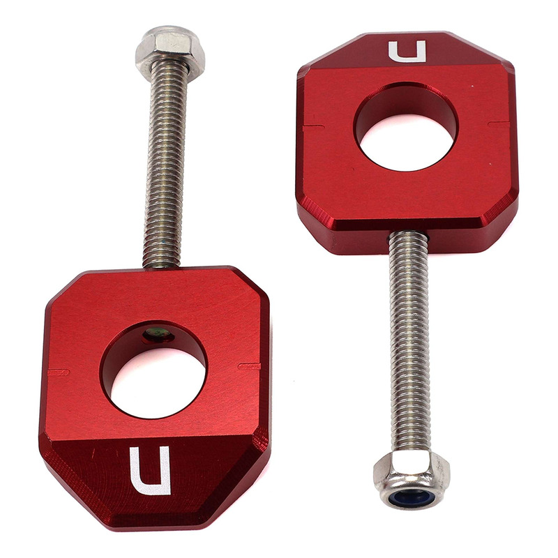 Tendeur de chaîne axe de 15 mm Carenzi anodisé rouge Gilera SMT 50 2004-21