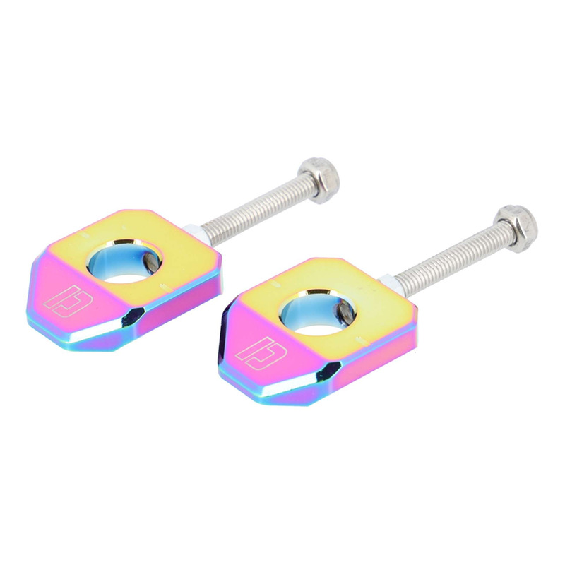 Tendeur de chaîne axe de 15 mm Doppler en aluminium néochrome Gilera SMT 2004-21