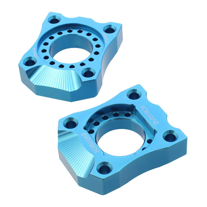 Tendeurs de chaîne Evotech bleu Yamaha T-Max