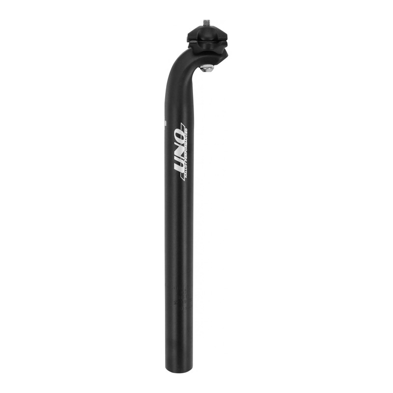 Tige de selle vélo VTT Uno en aluminium diamètre 30,9mm, longueur 35