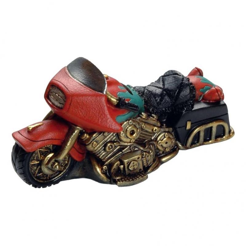 Tirelire Booster Motorbike 20cm rouge