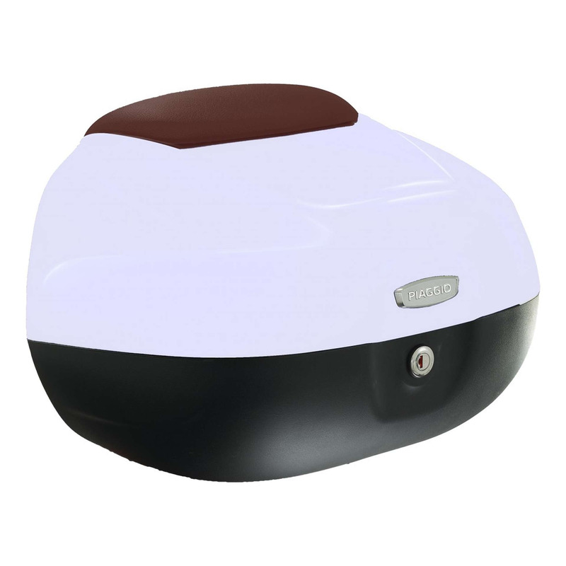 Top case 37 L blanc d'origine CM277508 Piaggio Beverly 300 2016-19