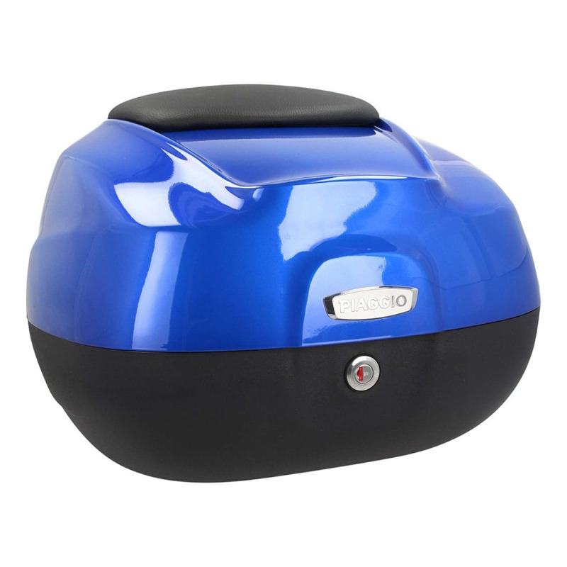 Top case 37 L bleu d'origine CM277516 Piaggio Beverly 300 2016-19