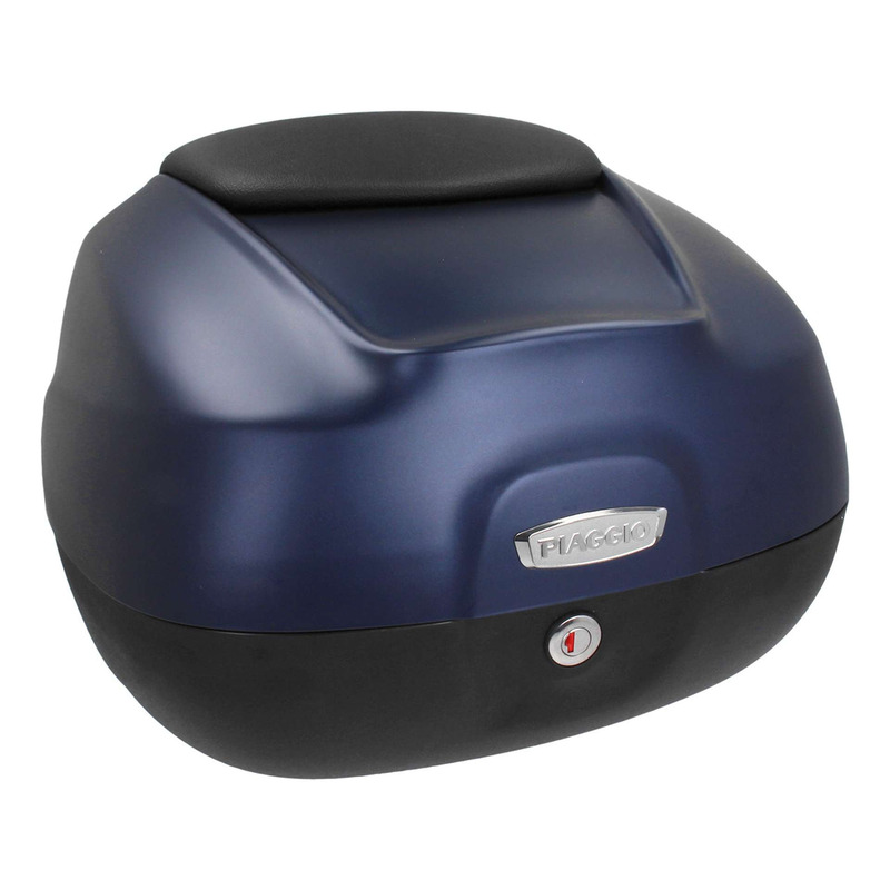 Top case 37 L bleu d'origine CM277531 Piaggio Beverly 300 2016-20