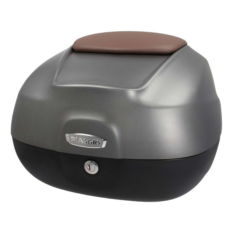 Top case 37 L gris d'origine CM277522 Piaggio Beverly 300 2018-19
