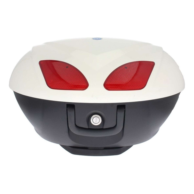 Top case 48 L blanc d'origine 1B00023200BU Piaggio Beverly 300 2013-15