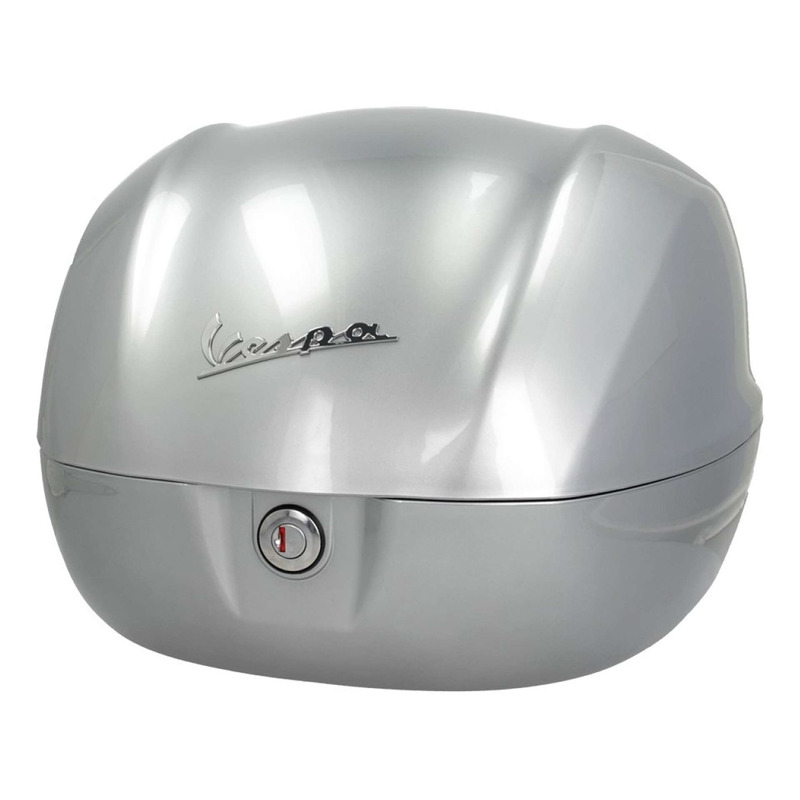 Top case argent 32 L d'origine CM272935 Vespa Elettrica 2018-23