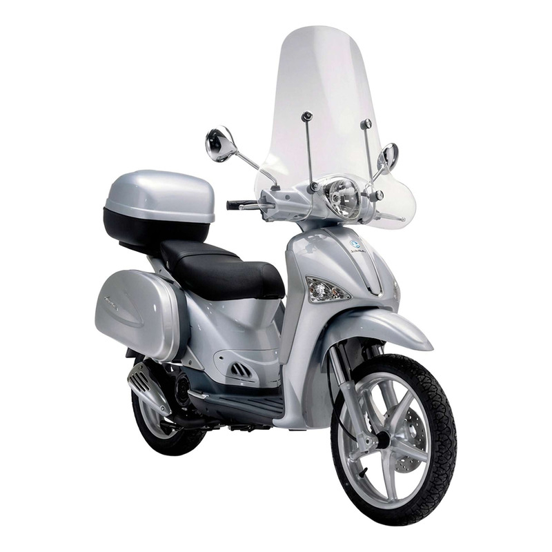 Top case argent 33L d'origine 602998M0F2 Piaggio Liberty 50 2007-08
