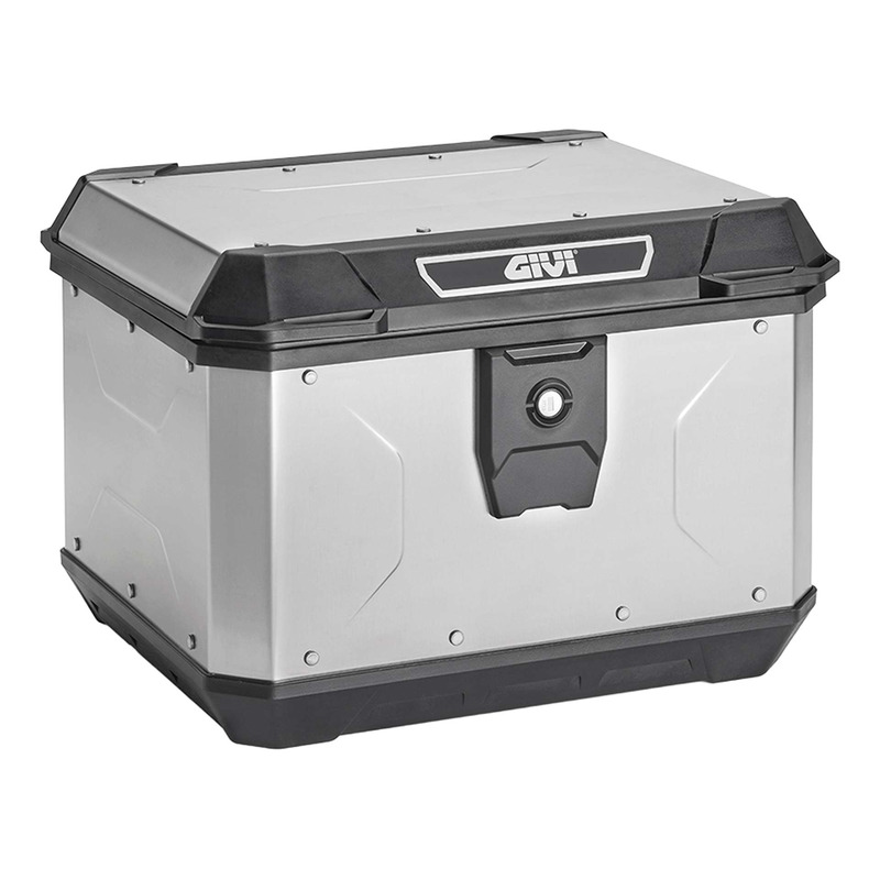 Top case Givi aluminium Alpina 44L avec systèmde décrochage intérieur et platine universelle
