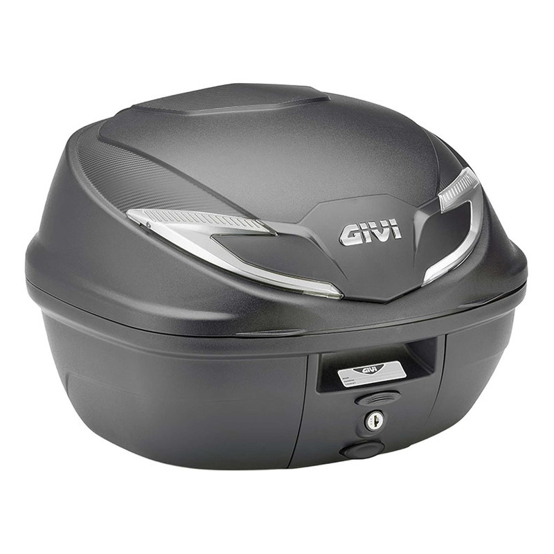 Top case Givi B39NT TECH Monolock 39L catadioptre argentés