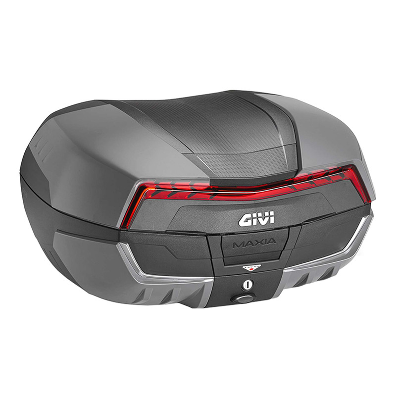 Top case Givi Maxia 5 V58NNG 58 Litres graphite catadioptre rouge