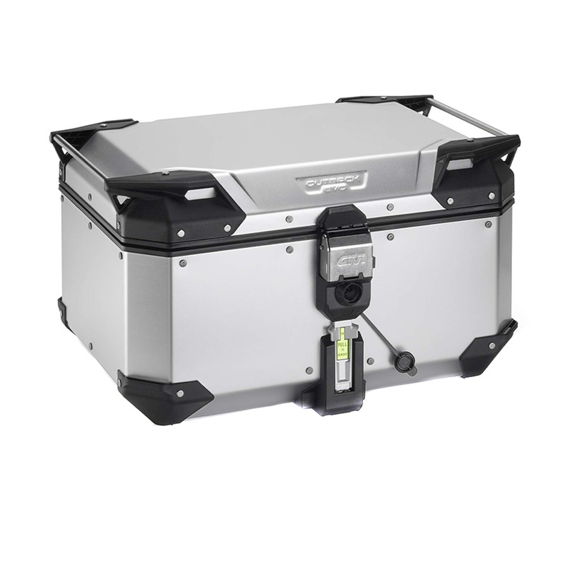 Top Case Givi Trekker Outback EVO 58 litres aluminium anodisé