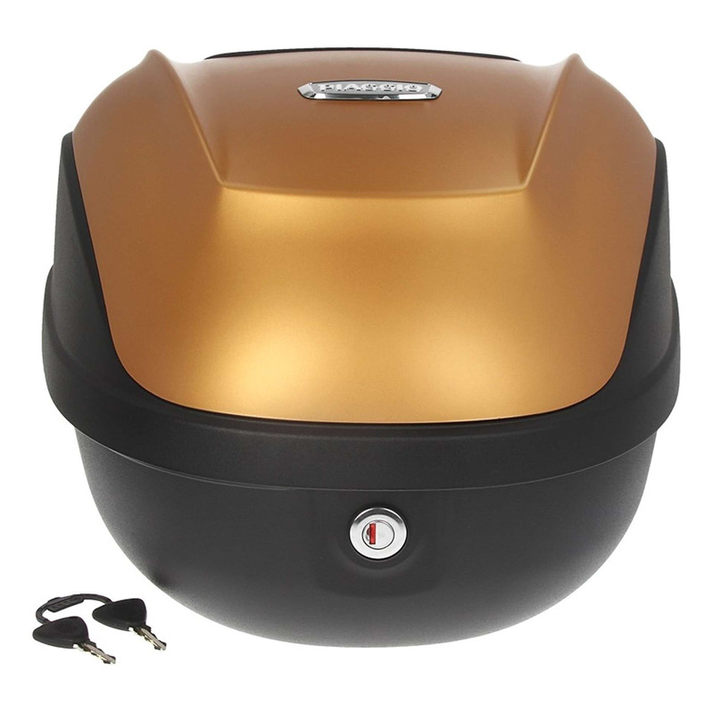 Top case jaune métallisé opaque 32 L d'origine CM271134 Piaggio Medley 125 2024-