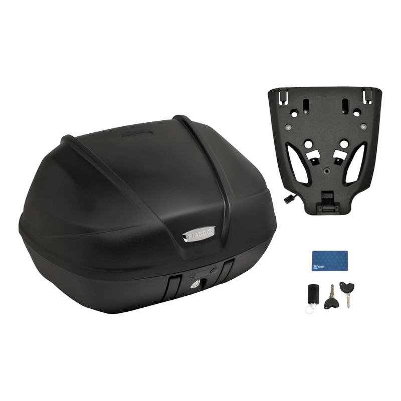 Top case keyless 52 L noir d'origine 1B007659 Piaggio Beverly 300 2021-24
