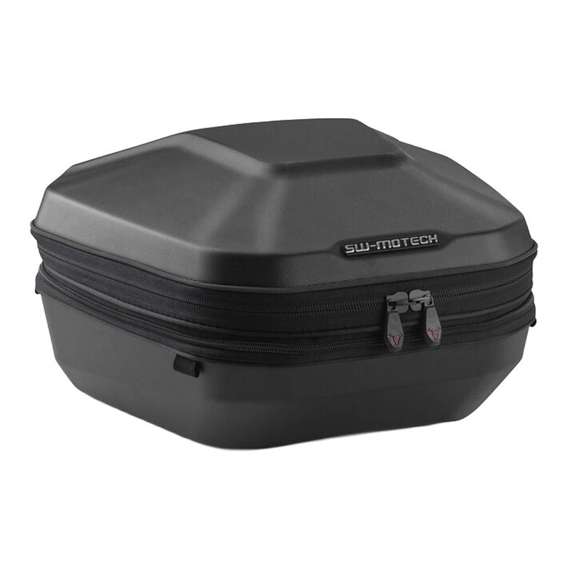 Top case SW-Motech Urban ABS noir avec porte-bagages ADVENTURE-RACK Ducati Multistrada V4 21-26