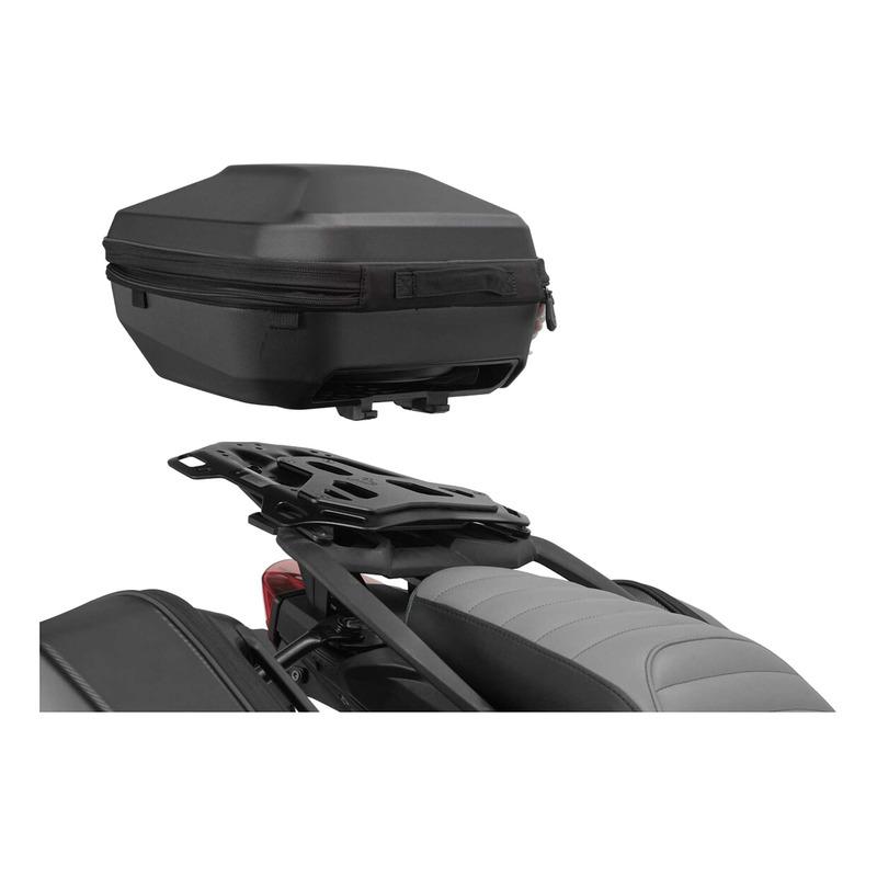 Top case SW-Motech Urban ABS noir avec porte-bagages ADVENTURE-RACK KTM Yamaha MT-09 Tracer 17-20