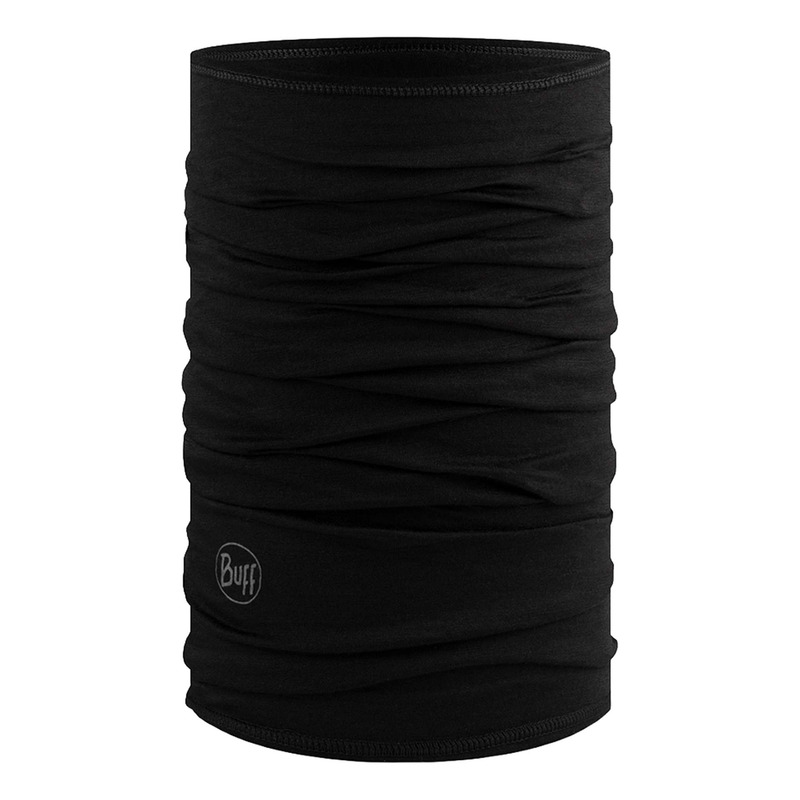 Tour de cou Buff Merino Lightweight Solid black