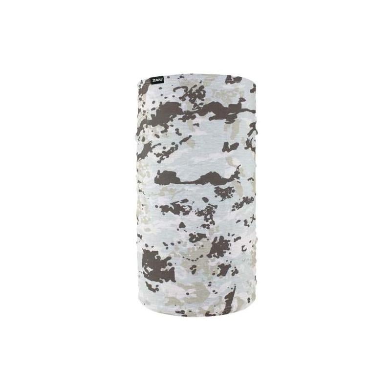Tour de cou tube Zan Headgear Lined camouflage blanc/gris