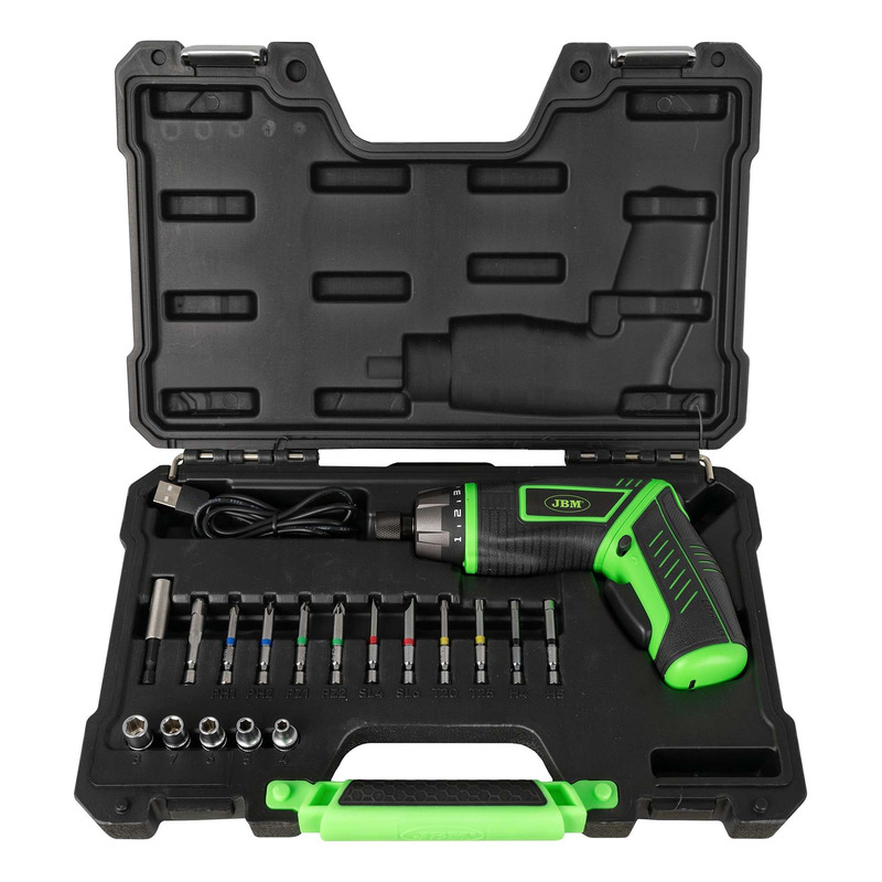 Tournevis Ã©lectrique 3,6v JBM + embouts 1/4â  â