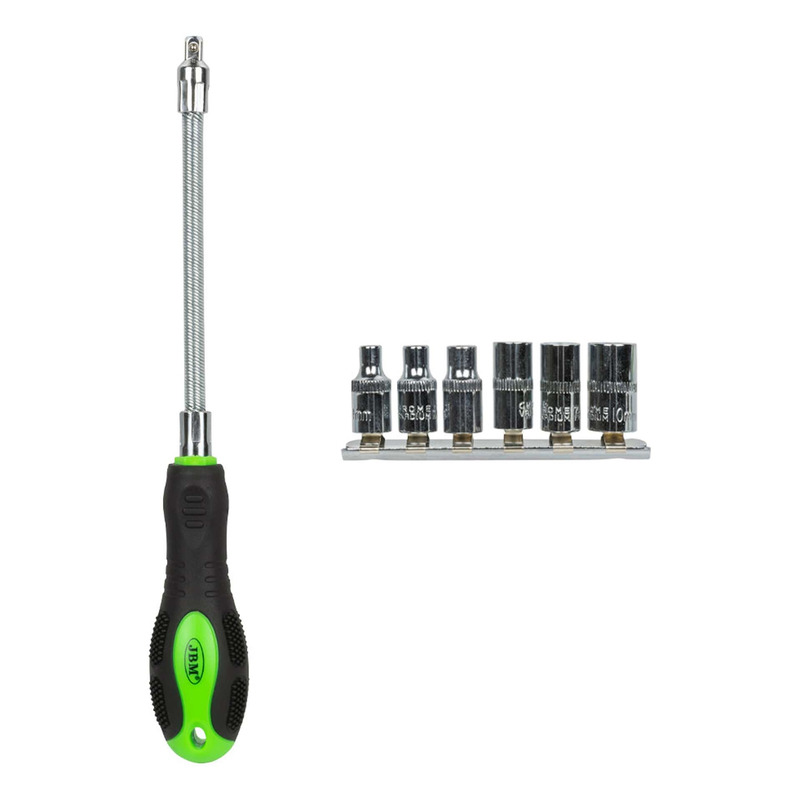 Tournevis flexibles avec embouts 1/4"