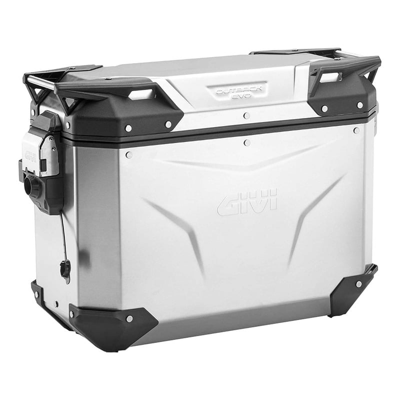 Valise latérale droite Givi Trekker Outback Evo Smart 37L aluminium anodisé