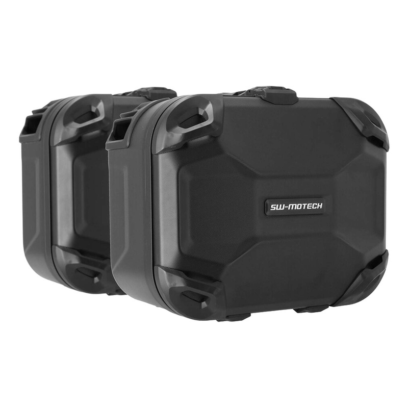 Valises latÃ©rales SW-MOTECH Dusc M/L 33/41L support Pro Aprilia Tuare