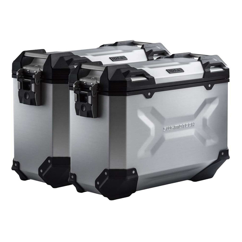 Valises latérales SW-MOTECH TRAX ADV alu 37L support PRO Ducati Multistrada V2 24-25