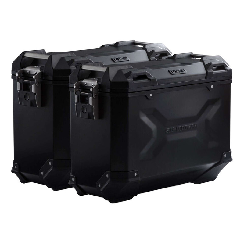 Valises latérales SW-MOTECH TRAX ADV noires 37L support PRO Royal Enfield Himalayan 450 24-25