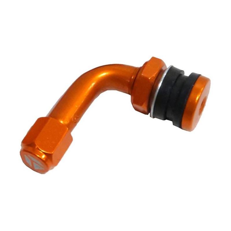Tige de valve tubeless VTT - COLAXI - Orange - Alliage d'aluminium