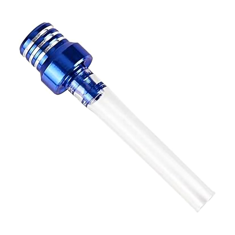 Valve de Prise d’Air de Réservoir BUD RACING en Aluminium Anodisé Bleu + Durite Courte