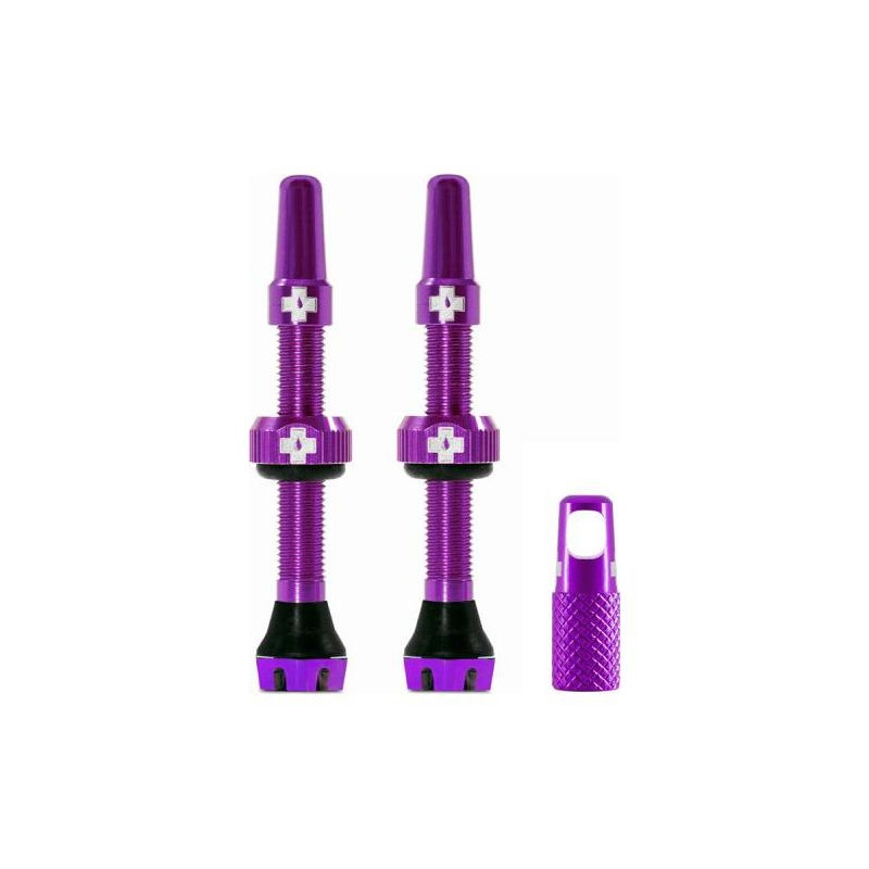 Valves tubeless Muc-Off V1 violet (paire)