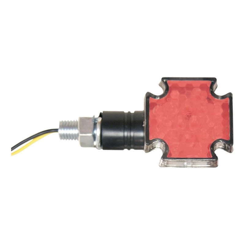 Veilleuses croix maltaise à led rouge EMGO