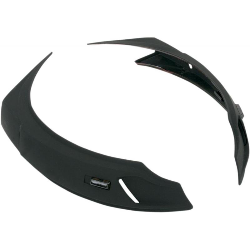 Ventilations Icon alliance noir mat