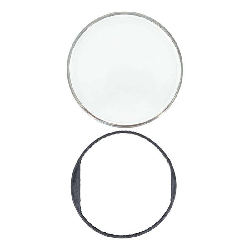 Verre de compteur RMS Ø100 chromé avec joint PX/PK XL