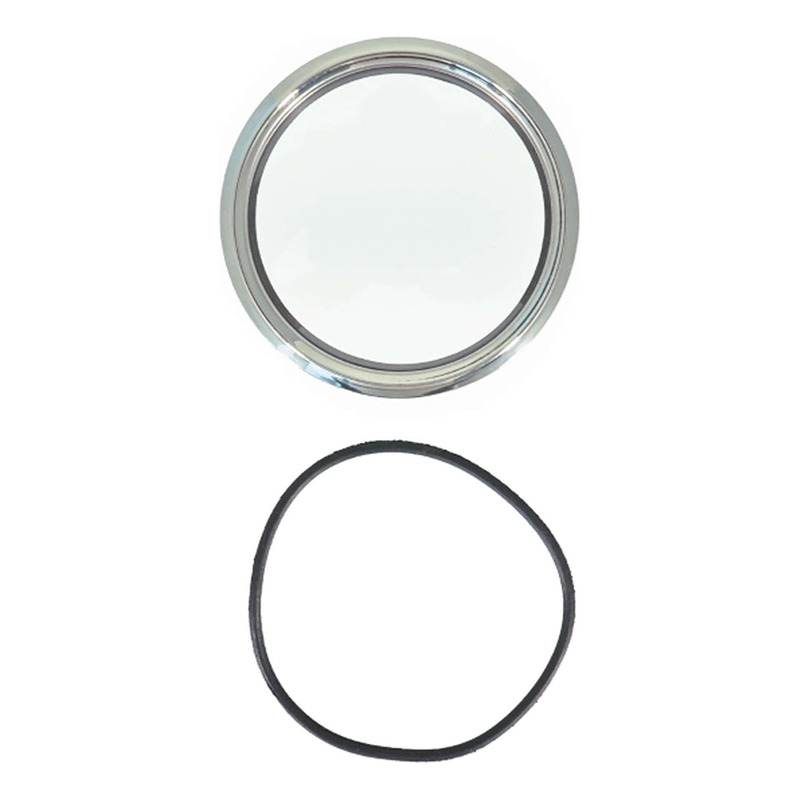 Verre de compteur RMS Ø80 chromé avec joint PX 1° Serie