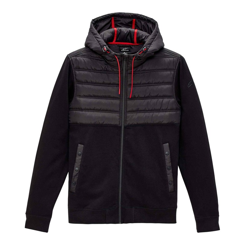 Veste à capuche zippée Alpinestars Bestie Quilted Hybrid noir- S