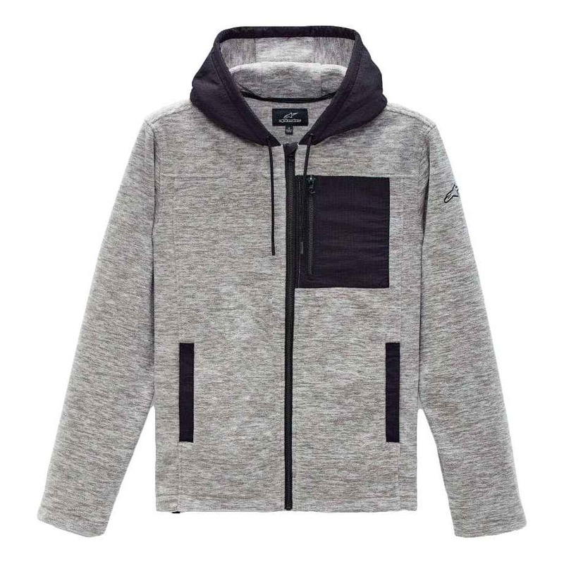Veste à capuche zippée Alpinestars Cult Polar fleece gris heather- S