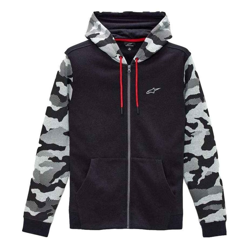 Veste à capuche zippée Alpinestars Terrain hoodie noir/camouflage- S