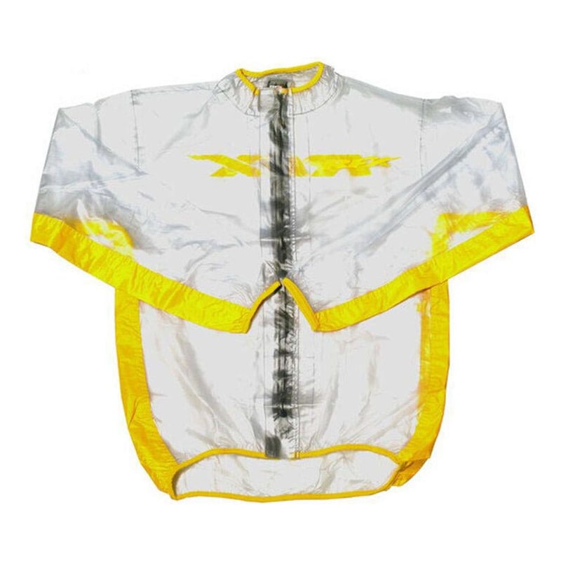 Veste de pluie RFX sport transparent et jaune