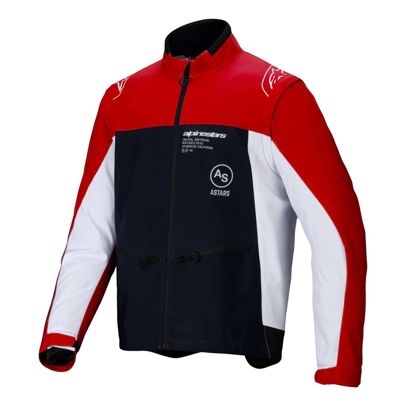 Veste enduro Alpinestars Lite-Dura Softshell black/bright red/white
