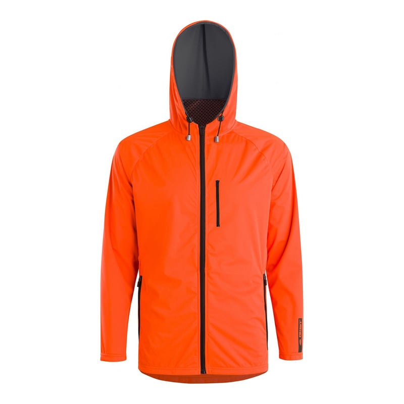 Veste pluie à capuche Gist Giacca Waterproof orange