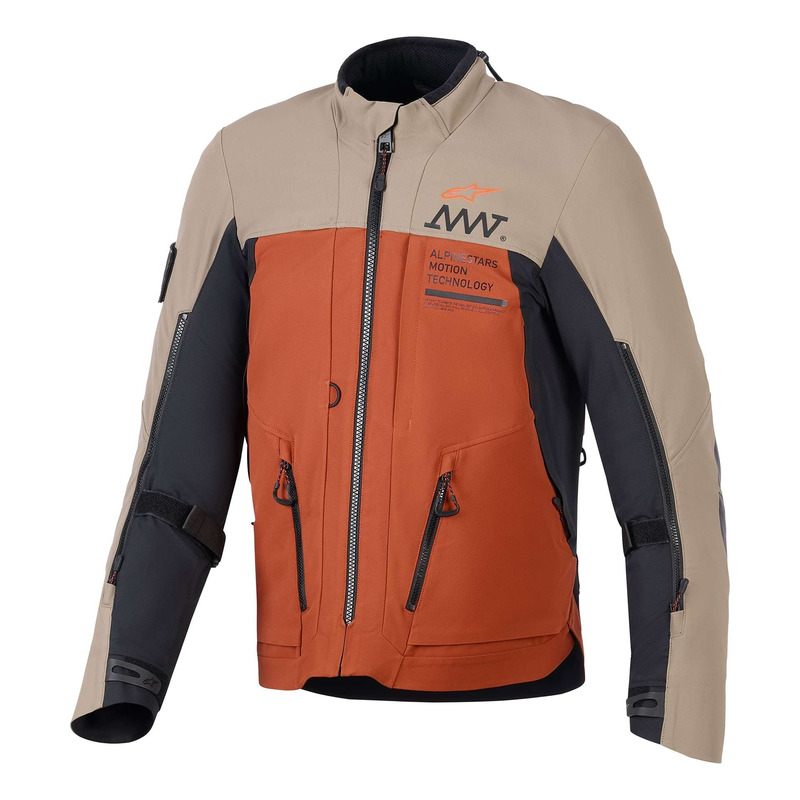 Veste textile Alpinestars AMT-8 Stretch Drystar XF walnut rust black