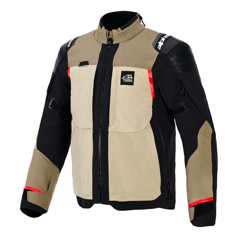 Veste textile Alpinestars Andes Pro Drystar XF walnut aluminum