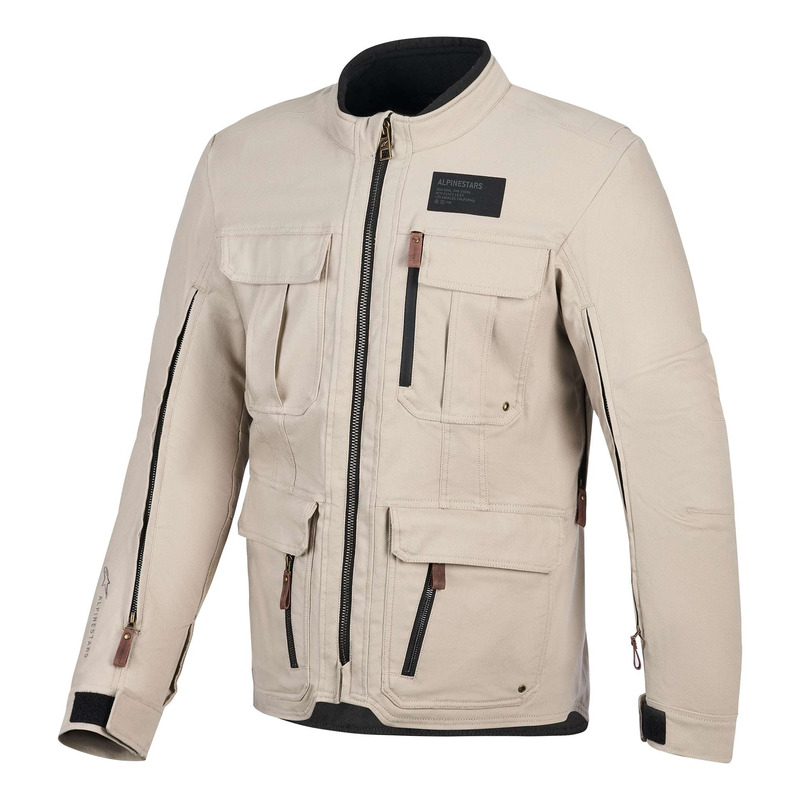Veste textile Alpinestars Borrego Drystar warm gray